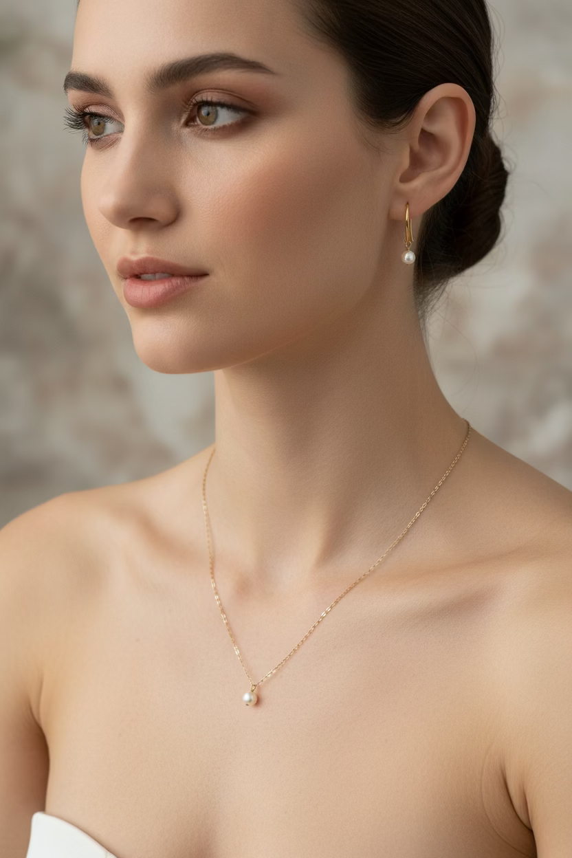 pearl bridesmaid jewelry gift set by alyssa charm jewelry