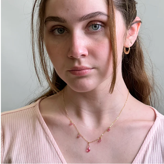 crystal teardrop necklaces by AR today charm jewelry