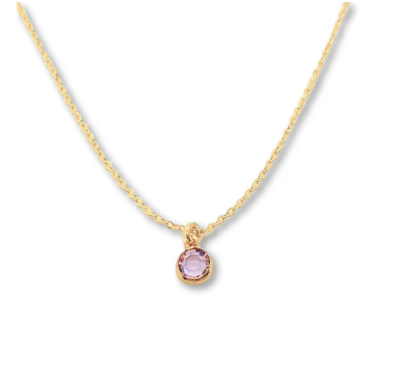 crystal birthstone necklaces by AR today charm jewelry