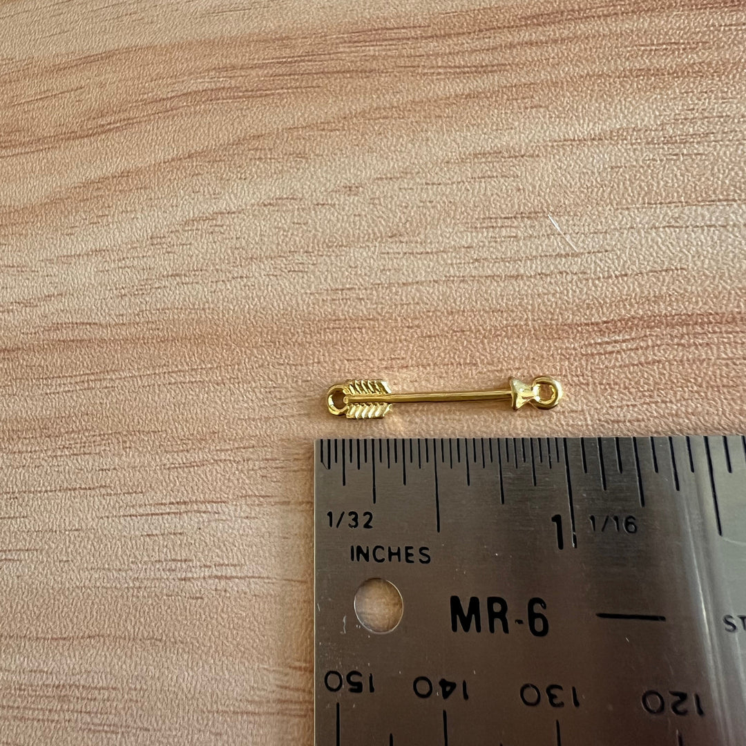 14K Gold Fill Arrow Charm Necklace