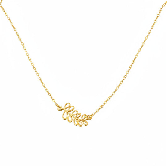 14K Gold Fill Open Tree Branch Necklace