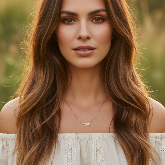 14K Gold Fill Open Tree Branch Necklace