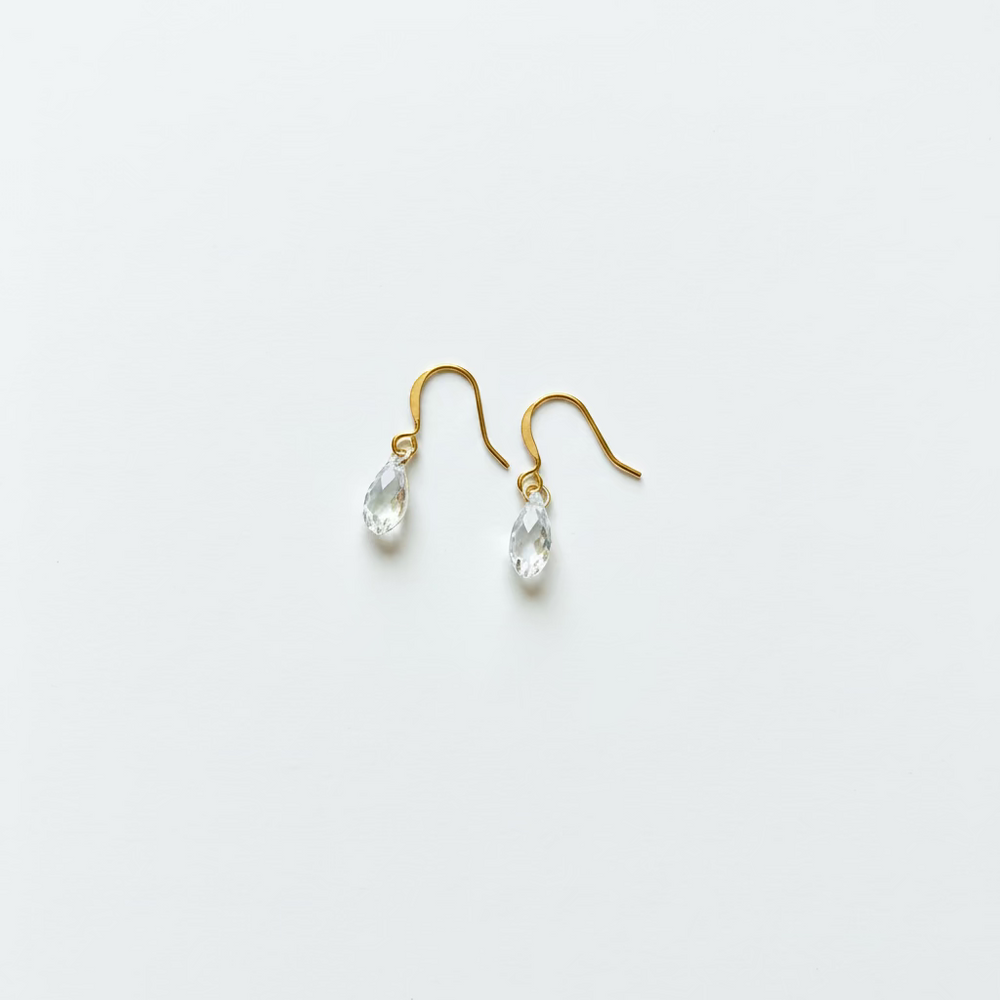 Crystal Teardrop Bridal Earrings