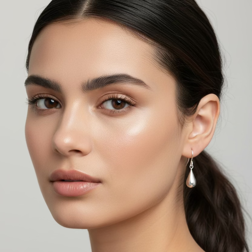 Sterling Silver Teardrop Earrings
