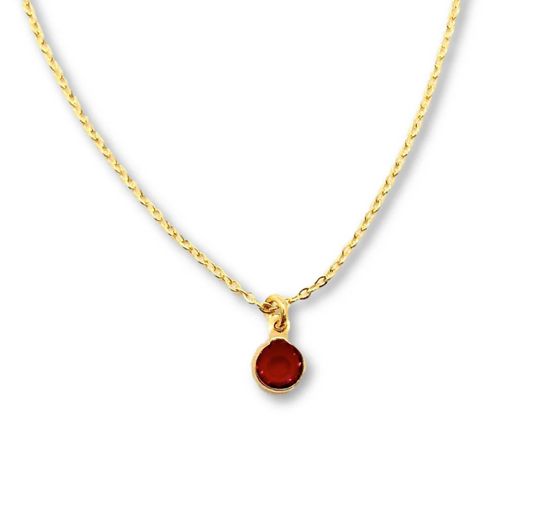 Crystal Birthstone Necklaces Jewelry Accessory