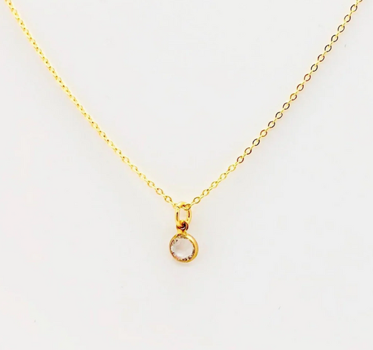 Crystal Birthstone Necklaces Jewelry Accessory