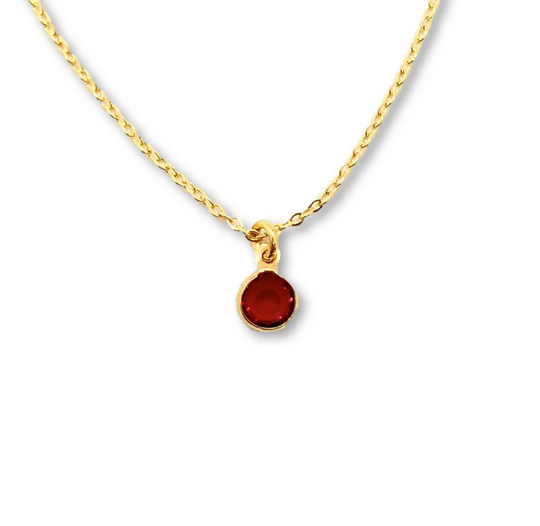 Crystal Birthstone Necklaces Jewelry Accessory