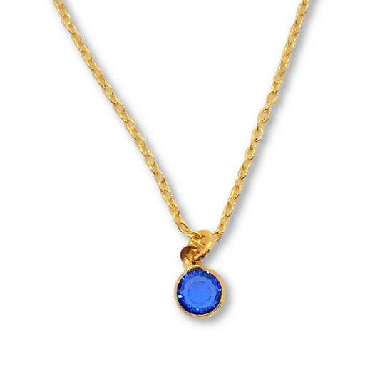 Crystal Birthstone Necklaces Jewelry Accessory
