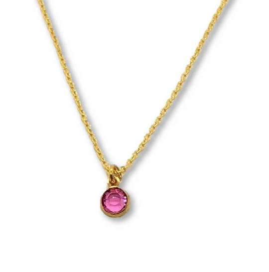 Crystal Birthstone Necklaces Jewelry Accessory