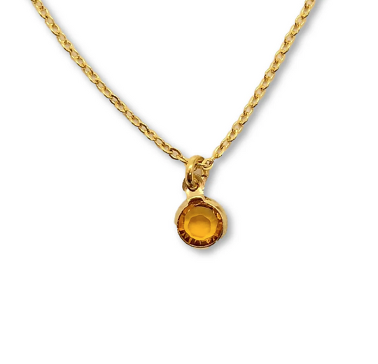 Crystal Birthstone Necklaces Jewelry Accessory