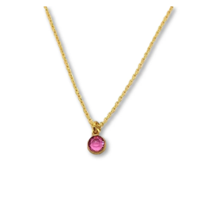 Crystal Birthstone Necklaces Jewelry Accessory