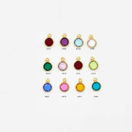 Crystal Birthstone Necklaces Jewelry Accessory