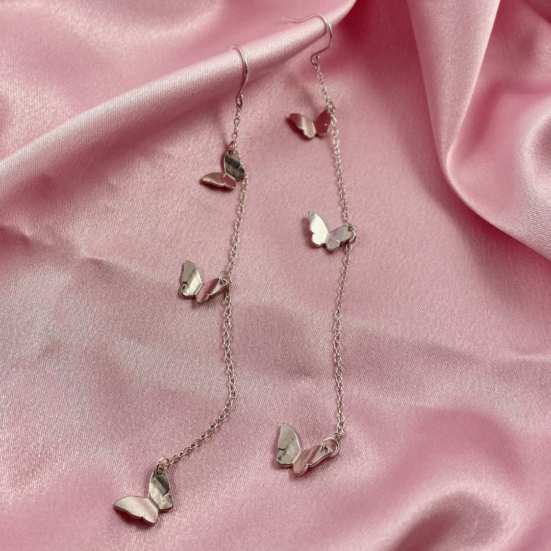 Silver Butterfly Earrings - AR TodayCharm Jewelry Company