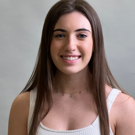 Blue Pink Crystal Choker Necklace Minimalist Jewelry Hand Made, with facetted petite crystals, wire wrapped on 14k gold filled chain, completed with a 14k gold filled lobster