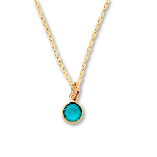 Crystal Birthstone Necklaces Jewelry Accessory