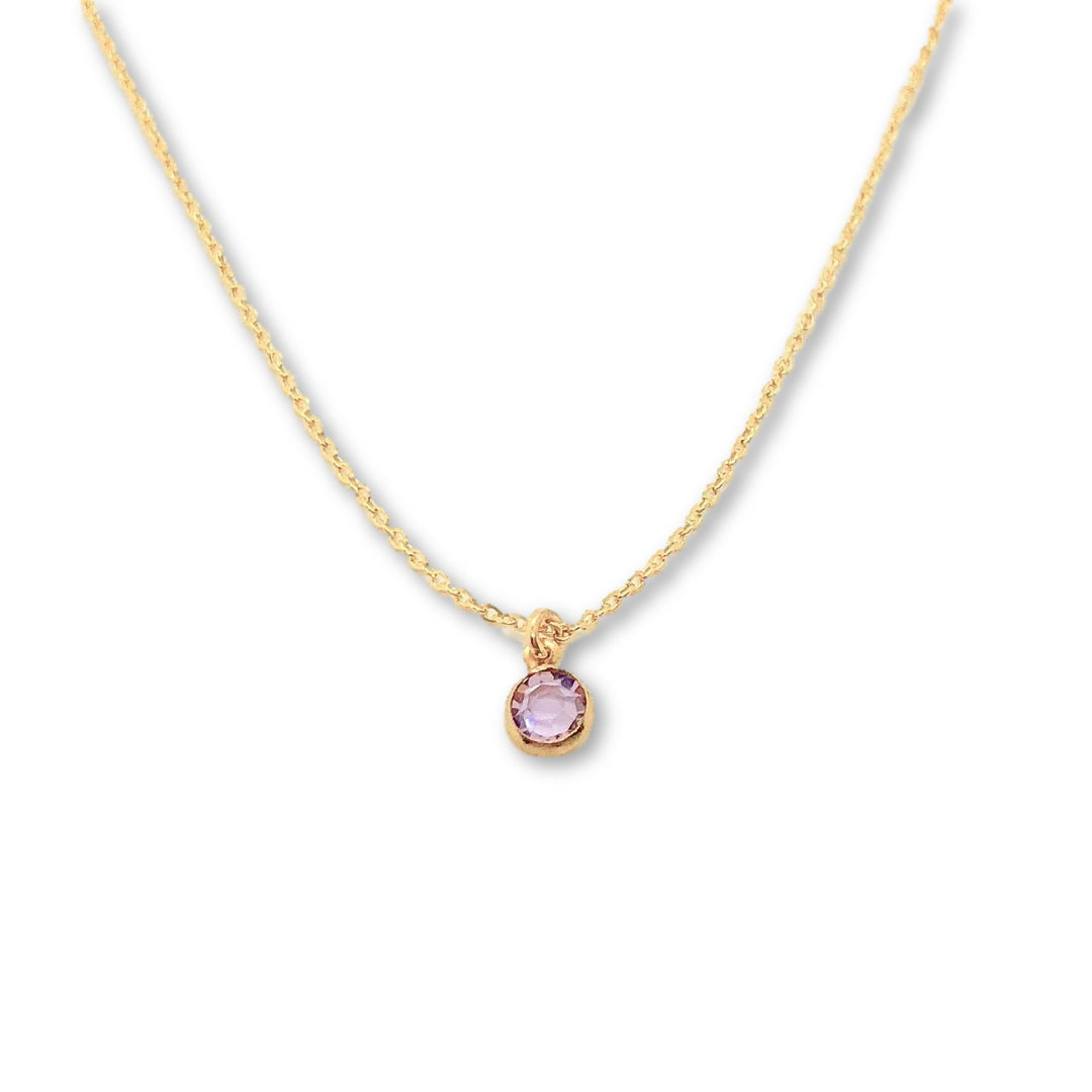June Birthstone Necklace - AR TodayCharm Jewelry Company