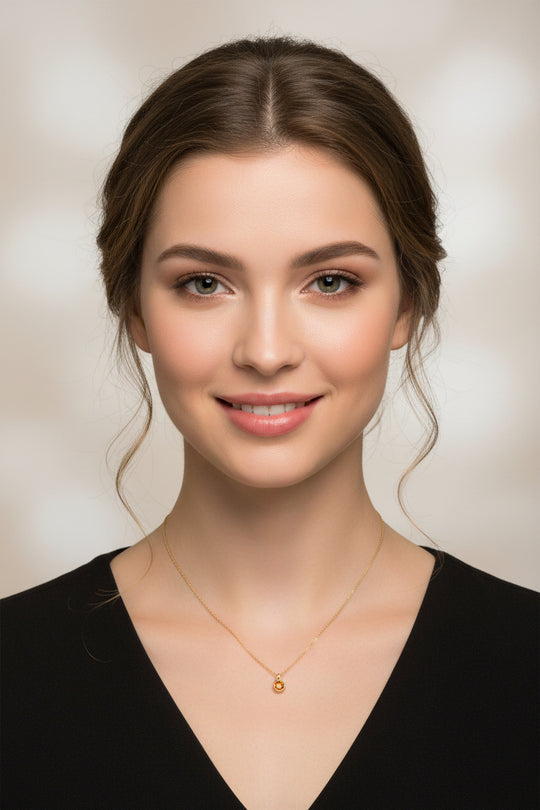 November Birthstone Necklace - AR TodayCharm Jewelry Company