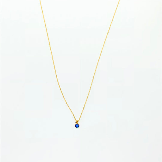 September Birthstone Necklace - AR TodayCharm Jewelry Company