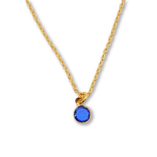 September Birthstone Necklace - AR TodayCharm Jewelry Company