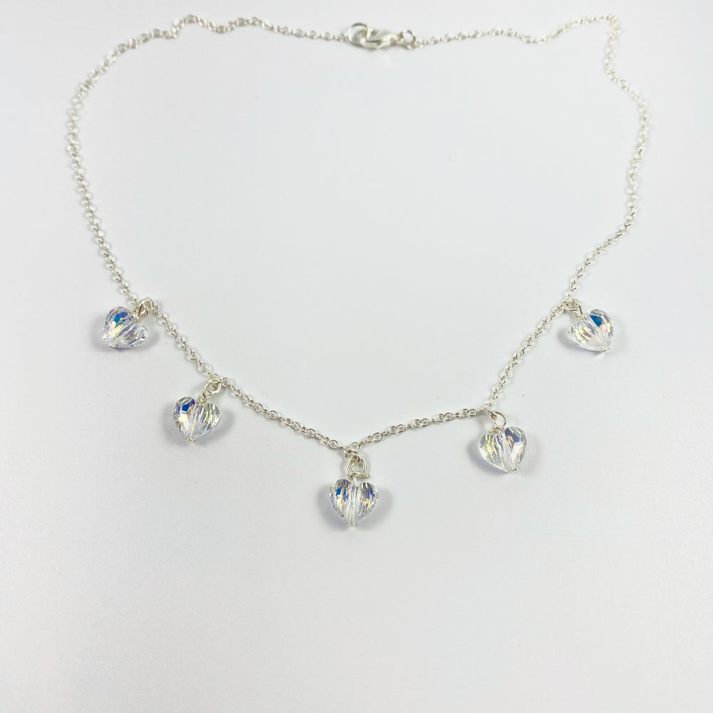 Prism Crystal Heart Necklace