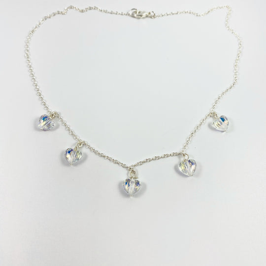 Prism Crystal Heart Necklace