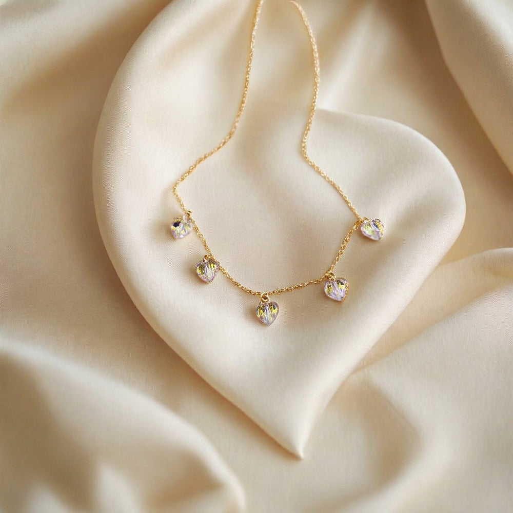 Prism Crystal Heart Necklace