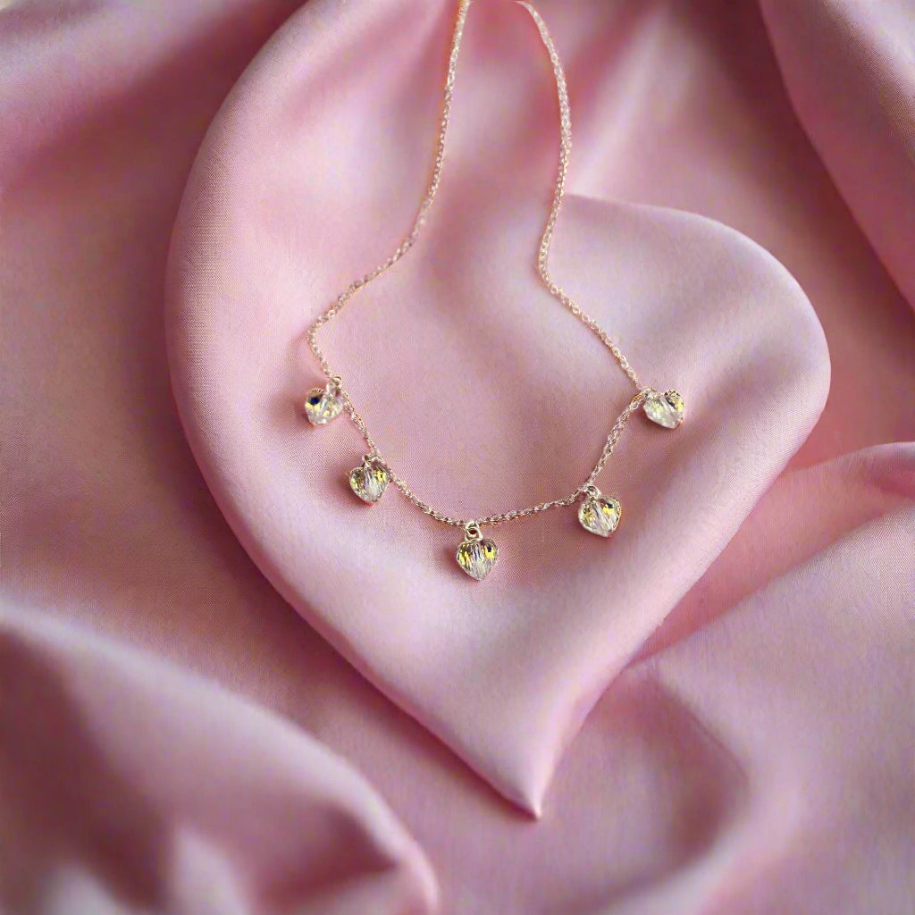 Prism Crystal Heart Necklace