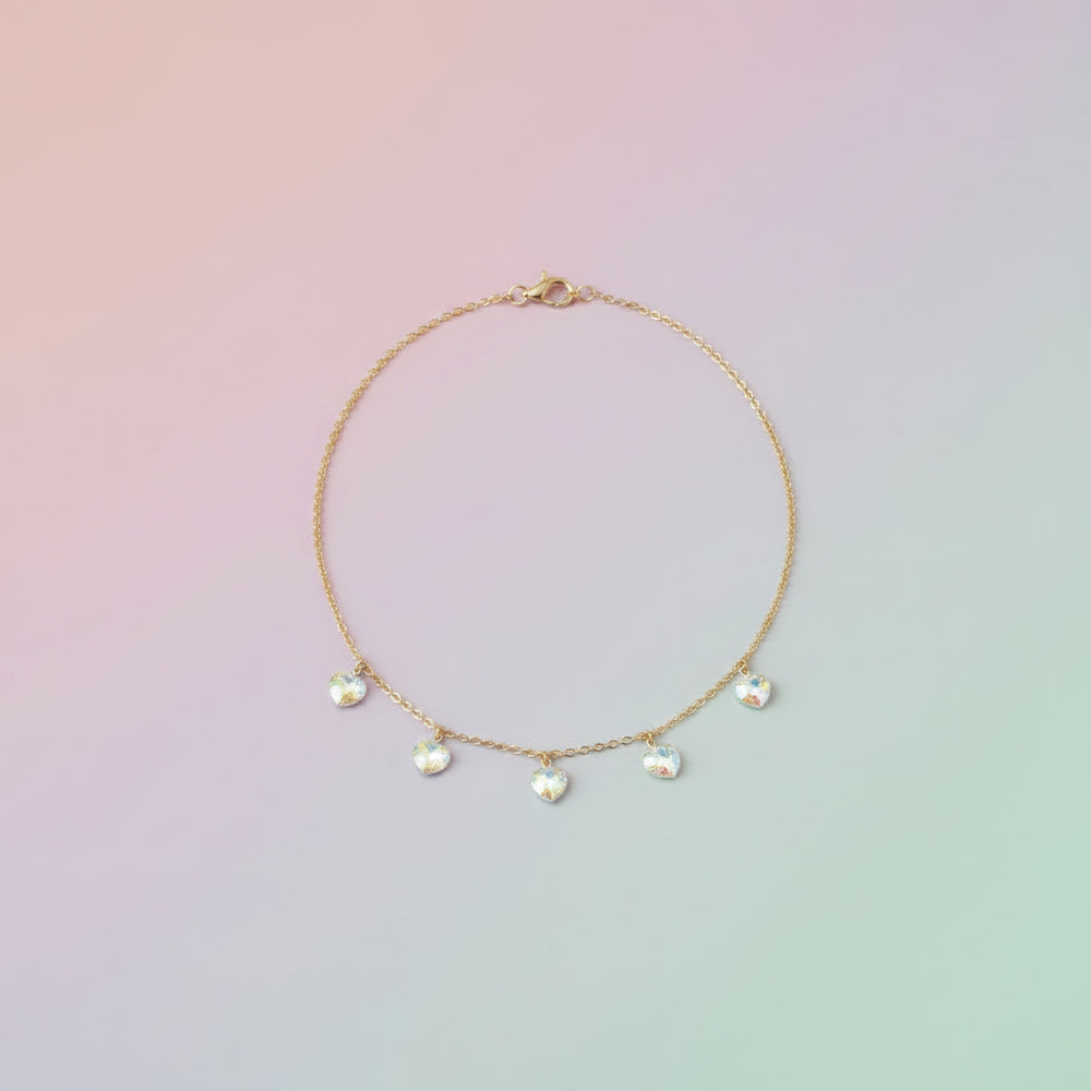 Prism Crystal Heart Necklace