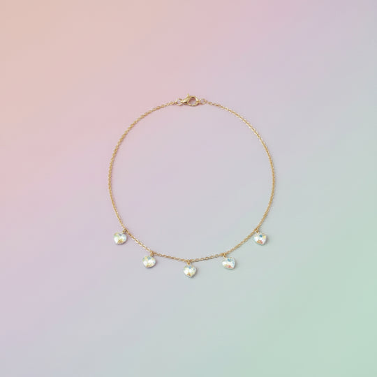 Prism Crystal Heart Necklace